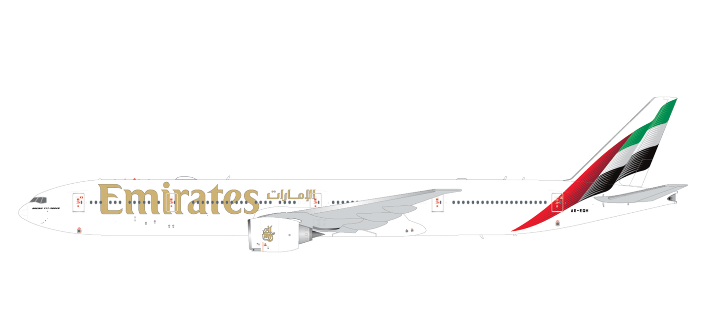 1:200 Gemini Jets Emirates Boeing 777 - 300ER A6 - EQH - Final Approach Collectibles