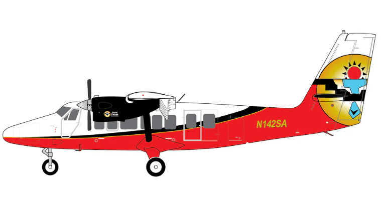 1:200 Gemini Jets Grand Canyon Scenic Airlines DHC - 6 - 300 (Twin Otter) N142SA - Final Approach Collectibles