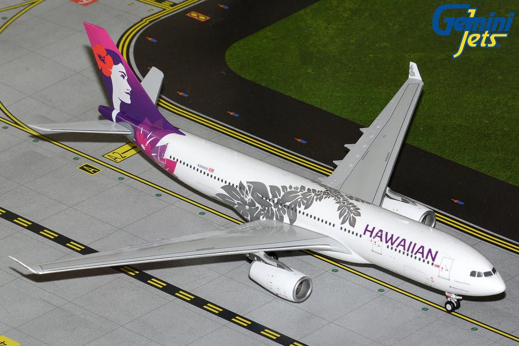 1:200 Gemini Jets Hawaiian Airlines Airbus A330 - 200 N360HA - Final Approach Collectibles