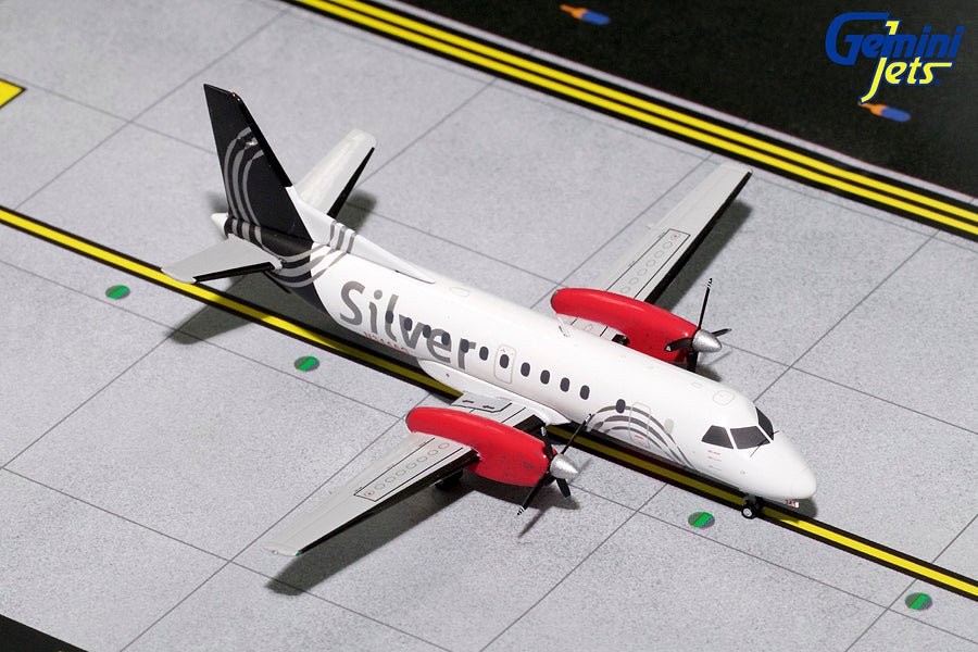 1:200 Gemini Jets Silver Airways SAAB 340 N344AG - Final Approach Collectibles