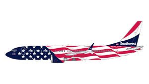 1:200 Gemini Jets Southwest Airlines Boeing 737 MAX 8 N8719Q Liberty One - Final Approach Collectibles