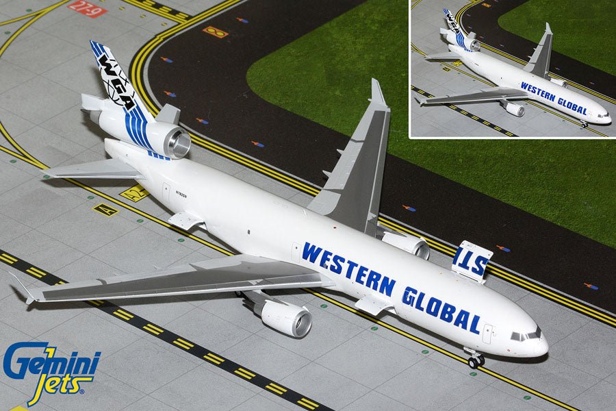 1:200 Gemini Jets Western Global Airlines McDonell - Douglas MD - 11F N783SN (Interactive Series) - Final Approach Collectibles
