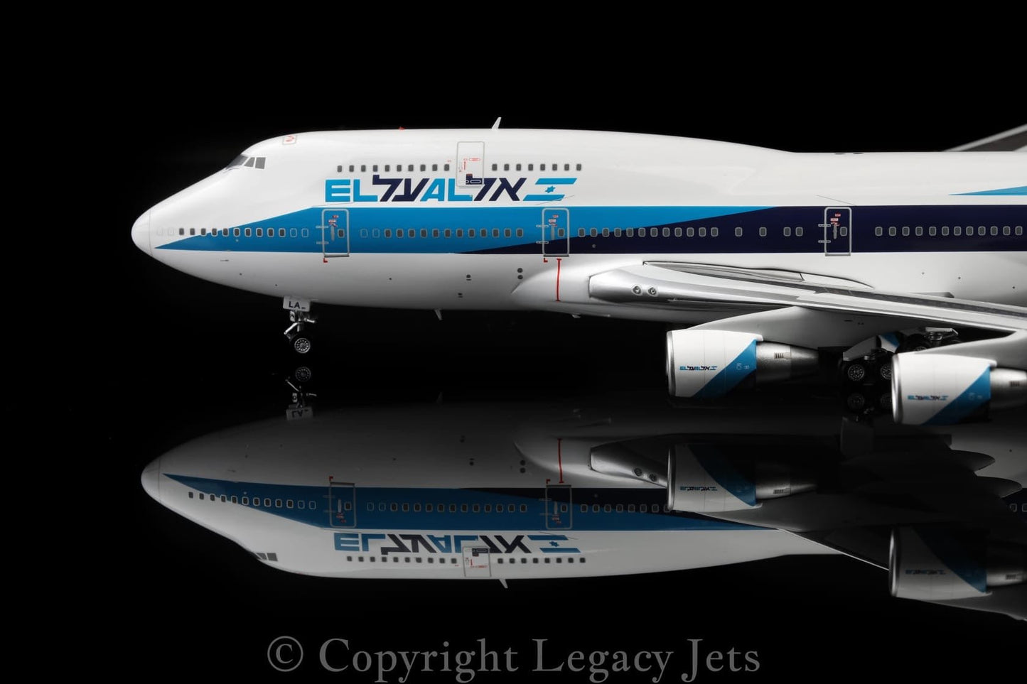 1:200 Legacy Jets EL AL Boeing 747 - 400 4X - ELA - Final Approach Collectibles