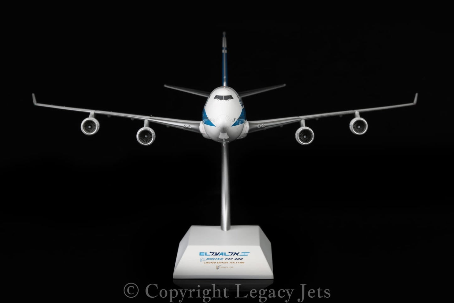 1:200 Legacy Jets EL AL Boeing 747 - 400 4X - ELA - Final Approach Collectibles