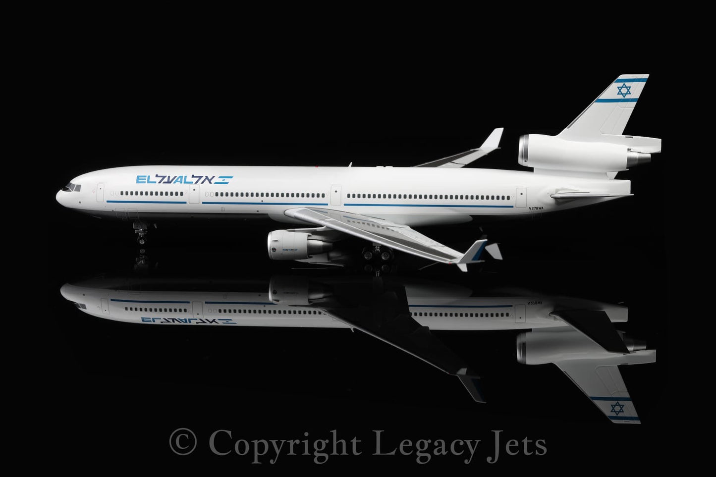 1:200 Legacy Jets EL AL McDonnell - Douglas MD - 11 N278WA - Final Approach Collectibles