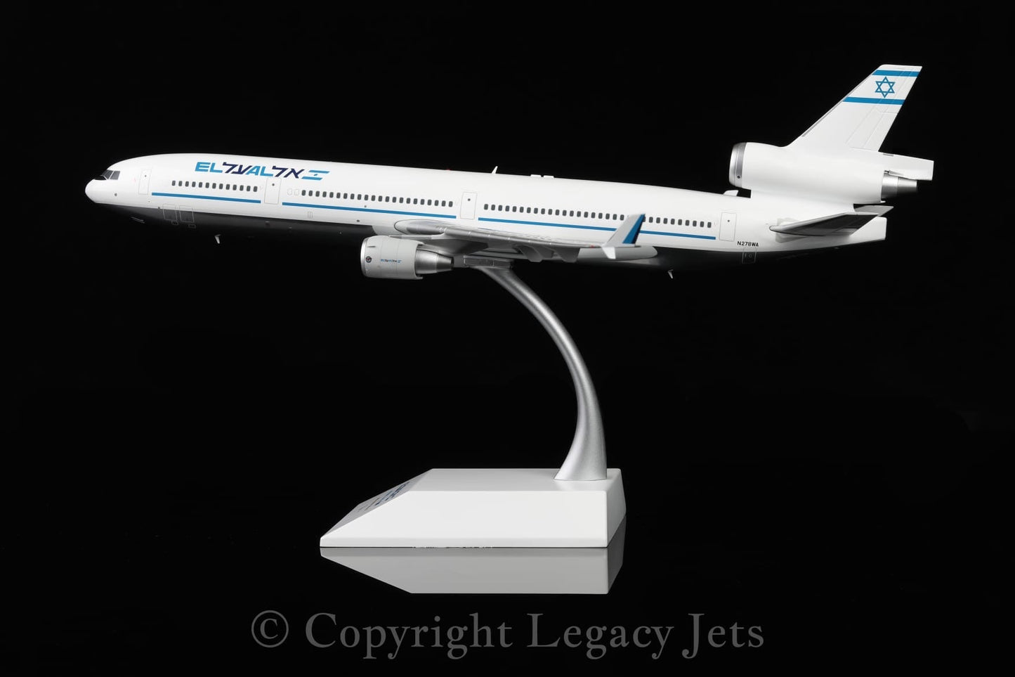 1:200 Legacy Jets EL AL McDonnell - Douglas MD - 11 N278WA - Final Approach Collectibles