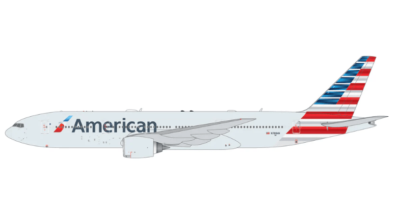 1:400 Gemini Jets American Airlines Boeing 777 - 200ER N788AN - Final Approach Collectibles