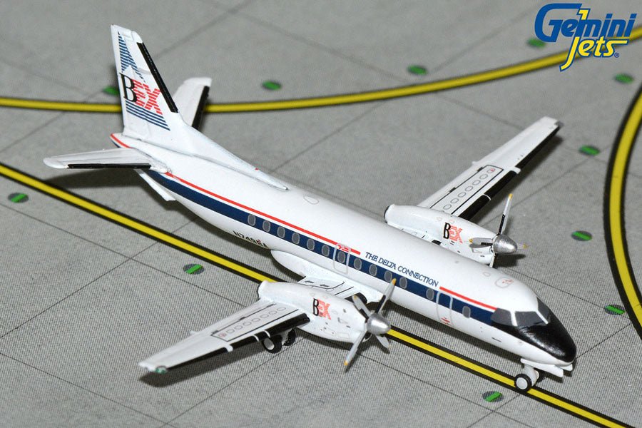 1:400 Gemini Jets Business Express Airlines Saab 340A N749BA “The Delta Connection” - Final Approach Collectibles