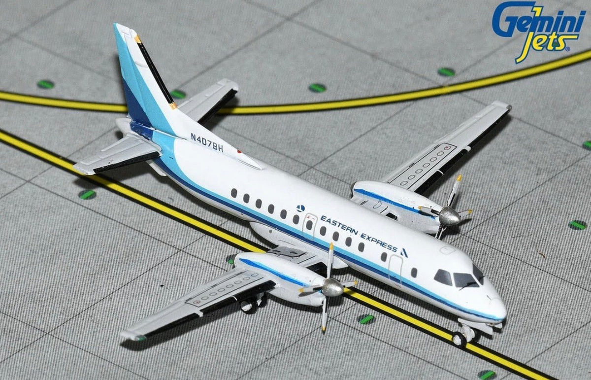 1:400 Gemini Jets Eastern Express SAAB 340 N407BH - Final Approach Collectibles