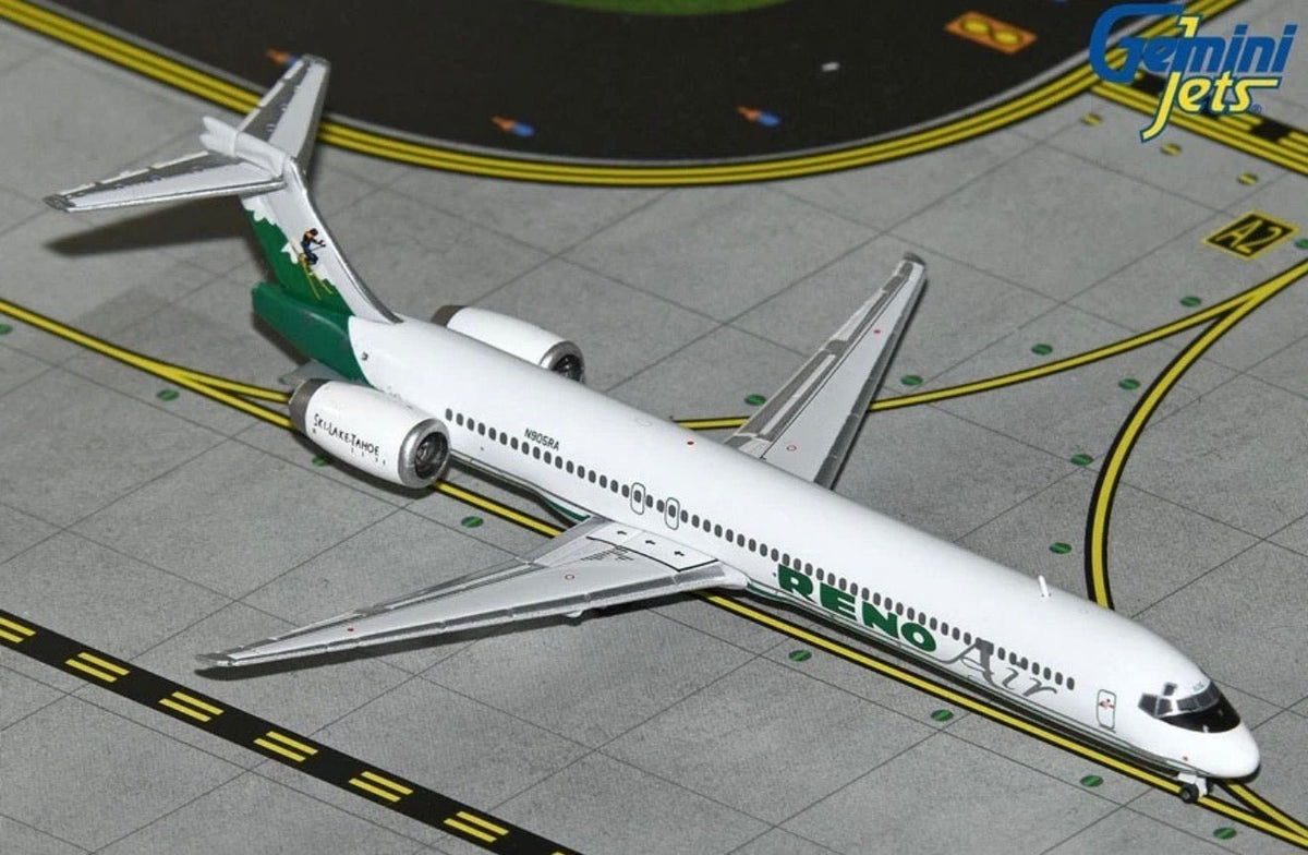 1:400 Gemini Jets Reno Air McDonnell-Douglas MD-90 N905RA - Final Approach Collectibles