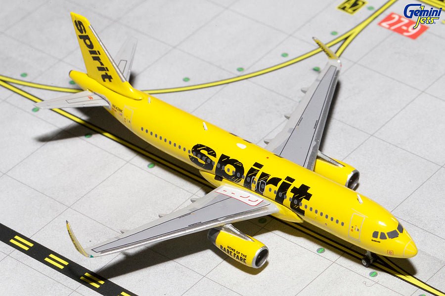 1:400 Gemini Jets Spirit Airlines Airbus A320 N642NK - Final Approach Collectibles