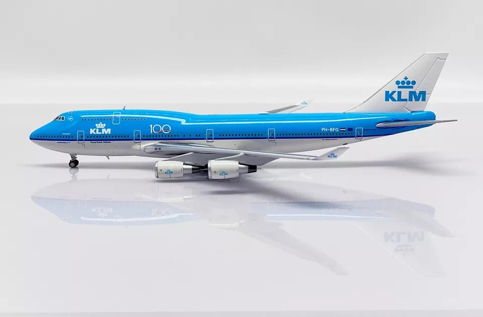 1:400 JC Wings KLM Boeing 747 - 400 PH - BFG 100th Livery - Final Approach Collectibles