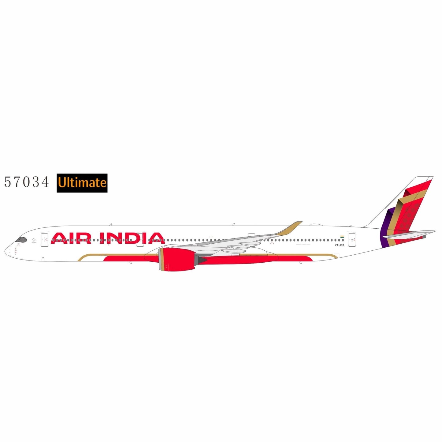 1:400 NG Models Air India Airbus A350-1000 VT-JRO Ultimate Collection - Final Approach Collectibles