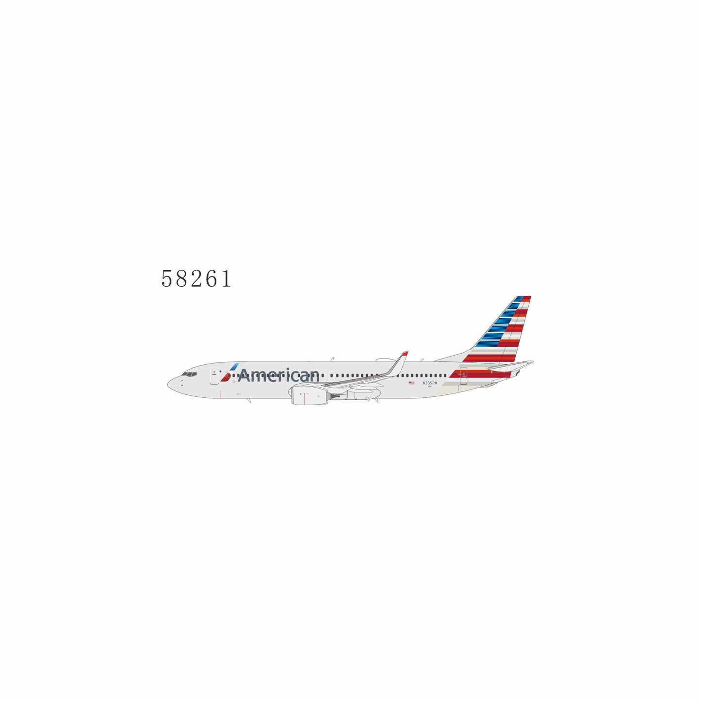 1:400 NG Models American Airlines Boeing 737-800 N335PH - Final Approach Collectibles