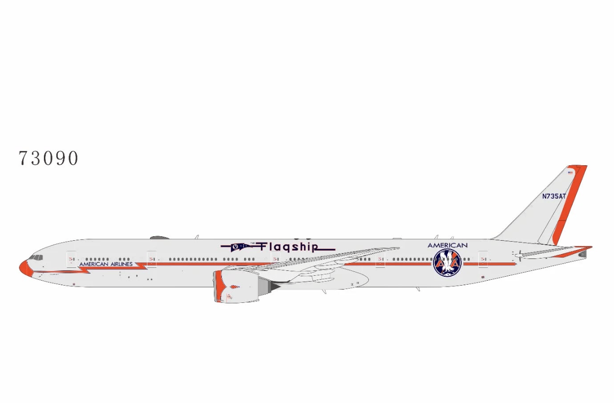 1:400 NG Models American Airlines Boeing 777 - 300ER N735AT Flagship DFW Livery Ultimate Collection - Final Approach Collectibles