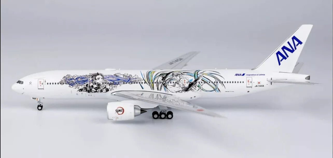 1:400 NG Models ANA Boeing 777 - 200ER JA745A Demon Slayer Livery - Final Approach Collectibles