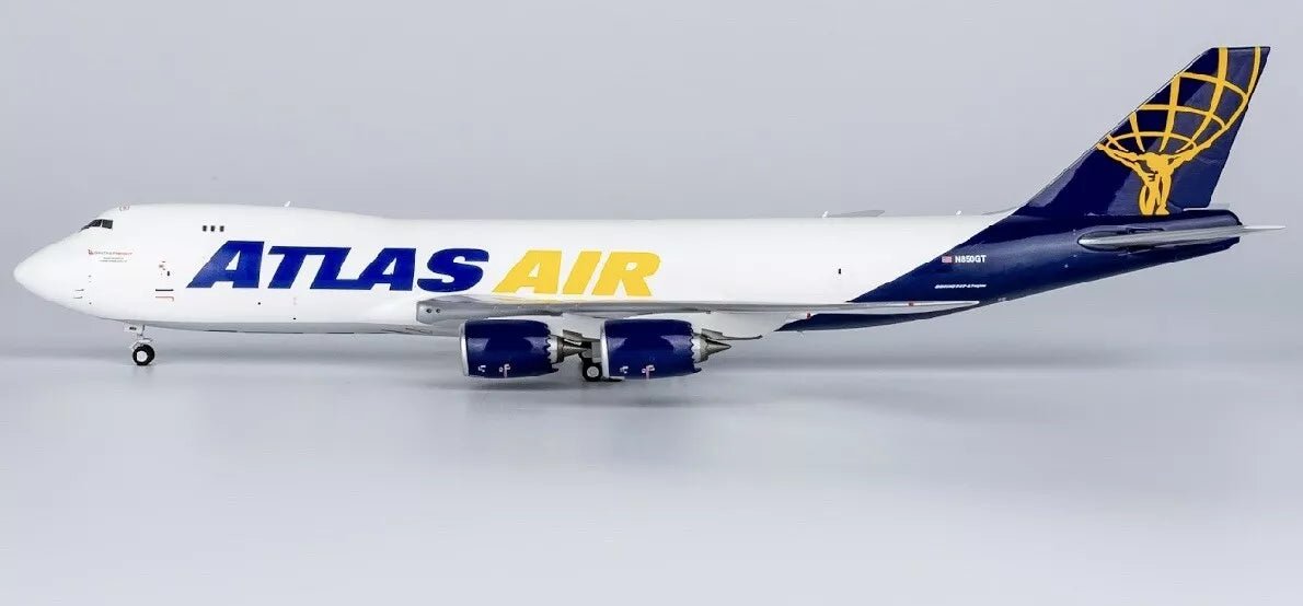 1:400 NG Models Atlas Air Boeing 747 - 8F N850GT Qantas Freight Sticker - Final Approach Collectibles