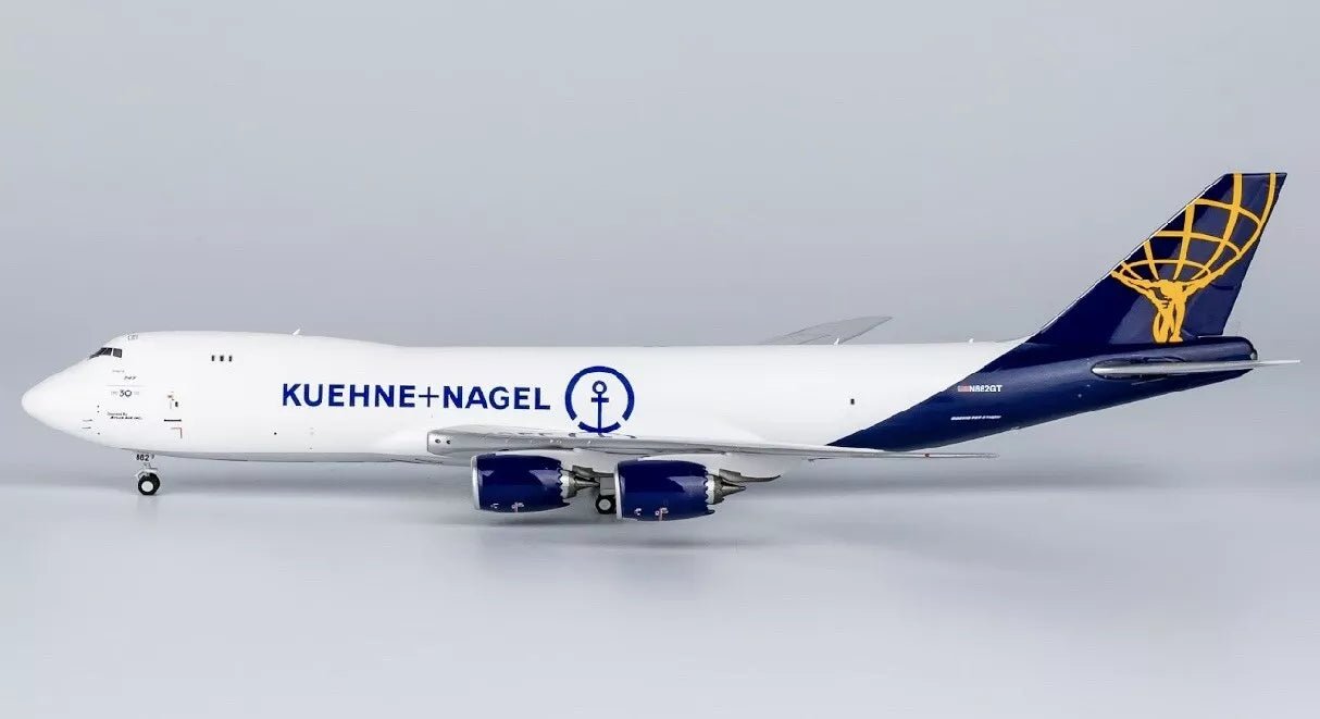 1:400 NG Models Atlas Air Boeing 747 - 8F N862GT Kuehne + Nagel Livery - Final Approach Collectibles