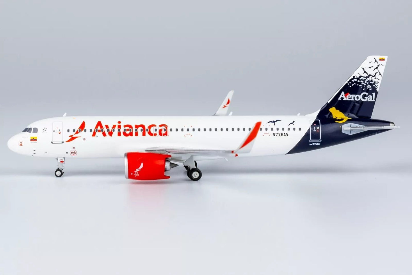 1:400 NG Models Avianca Airbus A320 NEO N776AV AeroGal Livery - Final Approach Collectibles