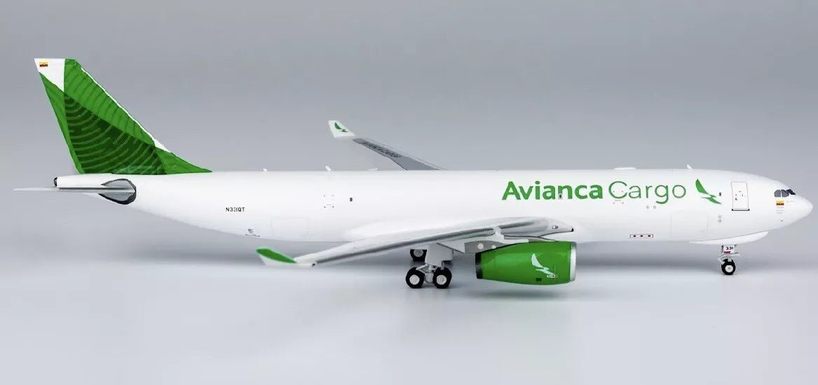 1:400 NG Models Avianca Cargo Airbus A330 - 200F N331QT Green Livery - Final Approach Collectibles