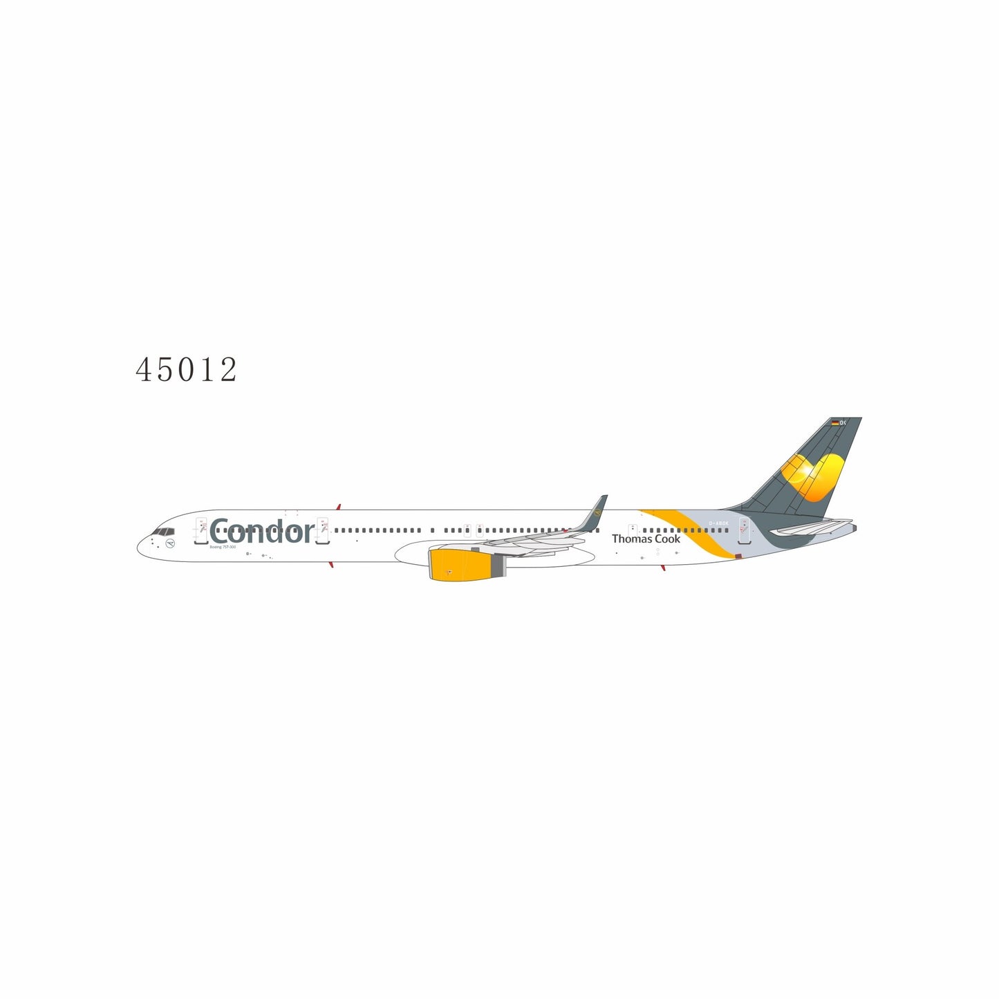 1:400 NG Models Condor Airlines Boeing 757-300 D-ABOK Thomas Cook Hybrid Heart Tail - Final Approach Collectibles