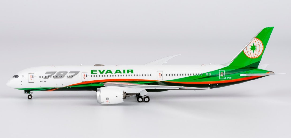 1:400 NG Models Eva Airways Boeing 787 - 9 Dreamliner B - 17881 - Final Approach Collectibles