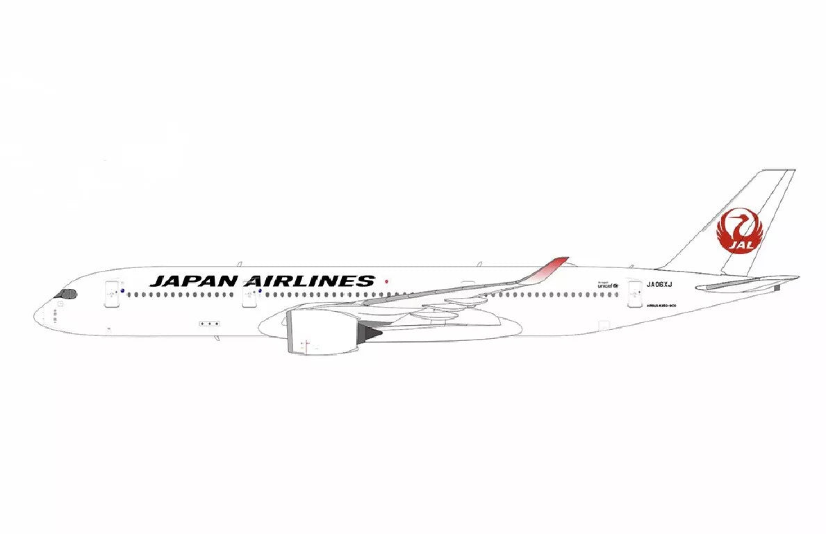 1:400 NG Models JAL Japan Airlines Airbus A350-900 JA06XJ – Final 1:400 NG Models JAL Japan Airlines Airbus A350-900 JA06XJ – Final
