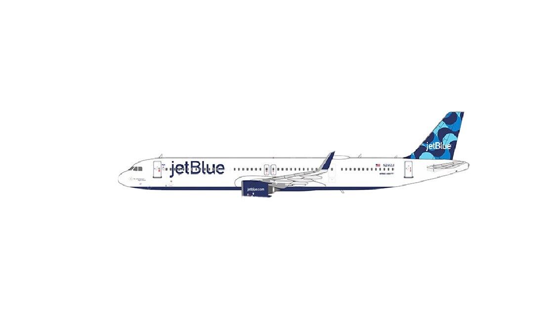 1:400 NG Models JetBlue Airbus A321 NEO N2142J - Final Approach Collectibles