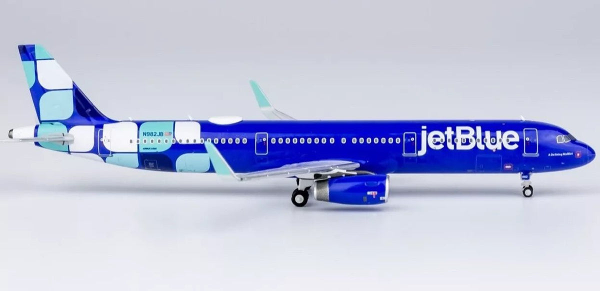 1:400 NG Models JetBlue Airways Airbus A321 N982JB - Final Approach Collectibles