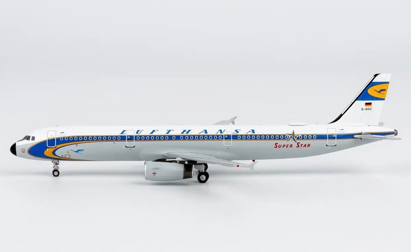 1:400 NG Models Lufthansa Airbus A321 D-AISZ Super Star heritage Livery - Final Approach Collectibles