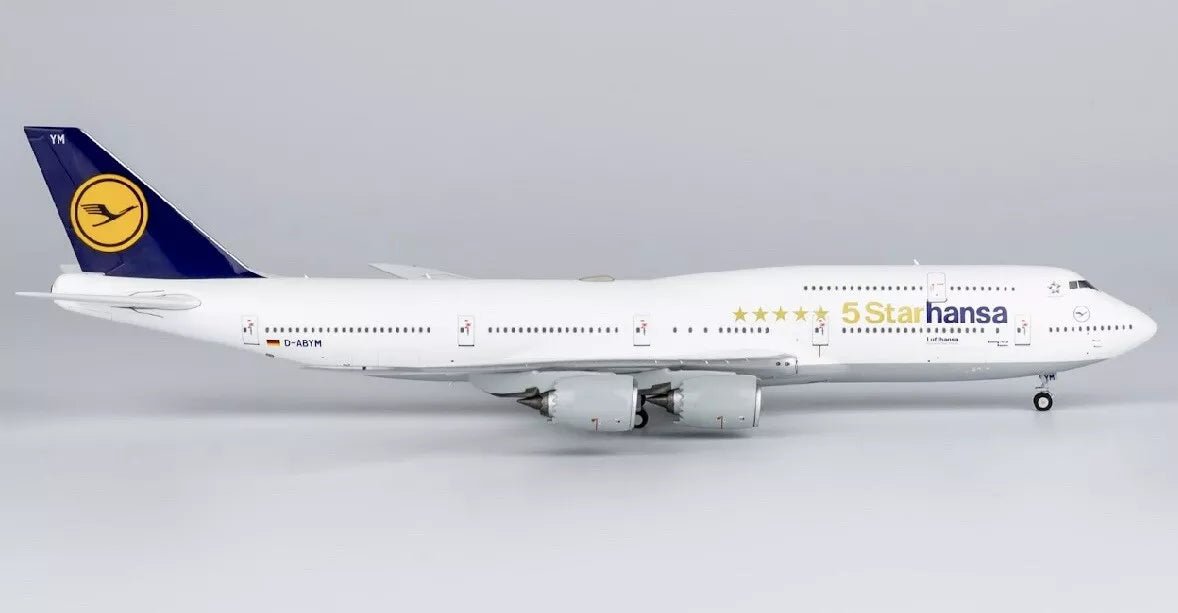 1:400 NG Models Lufthansa Boeing 747 - 8 D - ABYM 5 Starhansa Livery - Final Approach Collectibles
