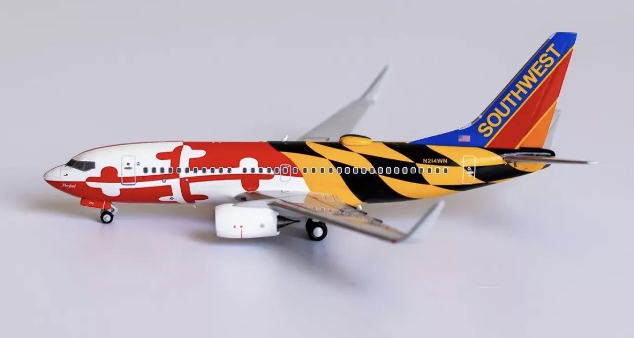 1:400 NG Models Southwest Airlines Boeing 737 - 700 N214WN Maryland One Livery - Final Approach Collectibles