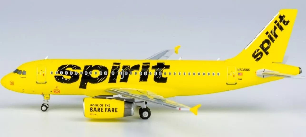 1:400 NG Models Spirit Airlines Airbus A319 - 100 N535NK - Final Approach Collectibles