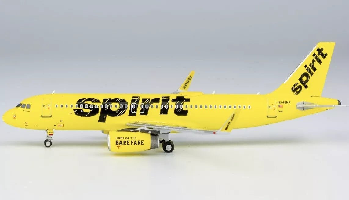 1:400 NG Models Spirit Airlines Airbus A320 - 200 With Sharklets N648NK - Final Approach Collectibles