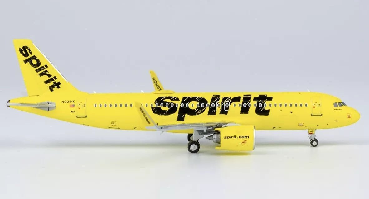 1:400 NG Models Spirit Airlines Airbus A320 NEO N901NK - Final Approach Collectibles