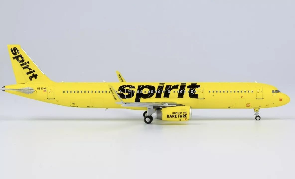 1:400 NG Models Spirit Airlines Airbus A321 - 200 N660NK - Final Approach Collectibles