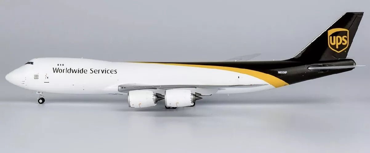 1:400 NG Models UPS Boeing 747 - 8F N633UP - Final Approach Collectibles