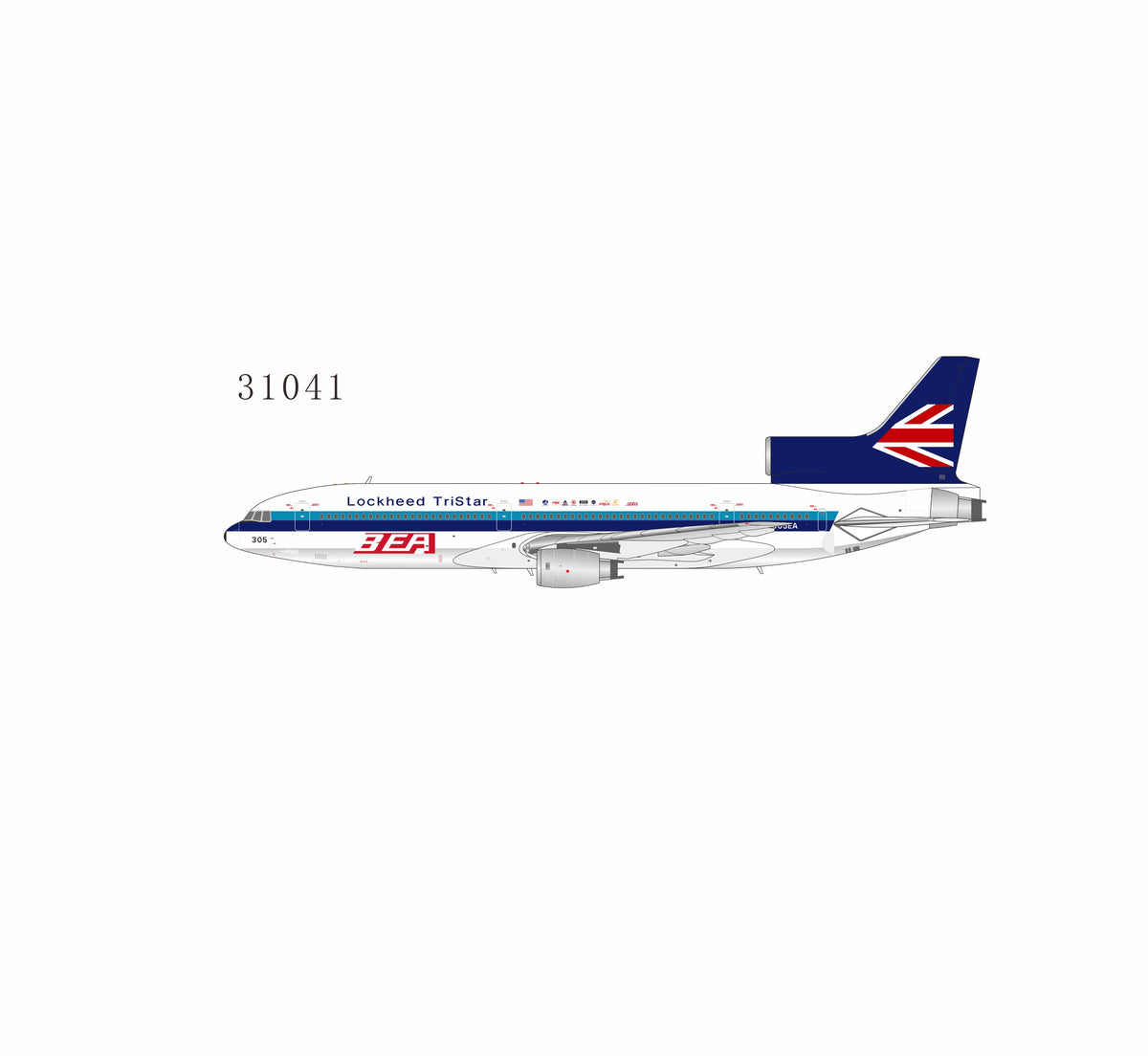 1:400 NG Models Lockheed Aircraft (BEA) L-1011-1 N305EA