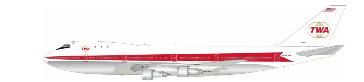 InFlight200 Trans World Airlines - TWA Boeing 747-131 N93118