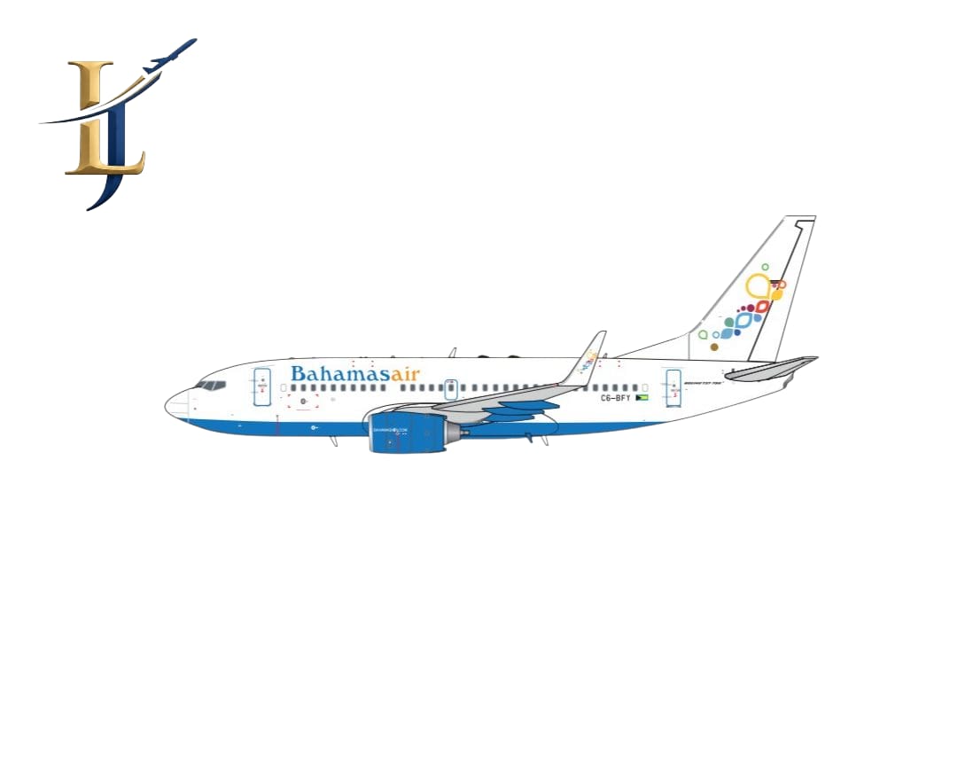 1:400 Legacy Jets Bahamas Air Boeing 737-700 C6-BFY
