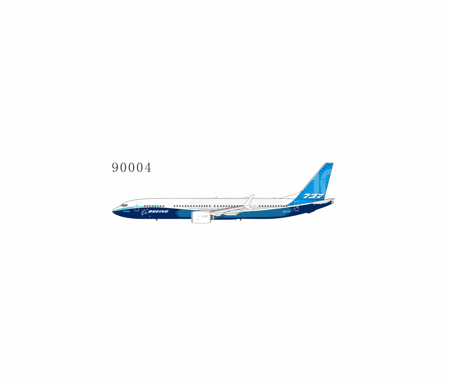 1:400 NG Models The Boeing Company Boeing 737 MAX 10 N27751 House Livery