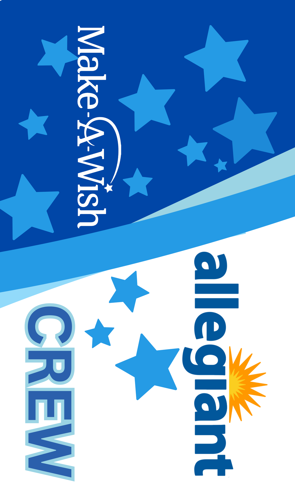 South Florida Aviation Allegiant Airlines Make a Wish Crew Bag Tag