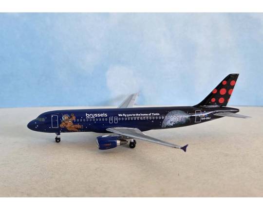 1:400 AeroClassics Brussels Airlines Airbus A320 OO-SNJ "Tin TIn" Livery