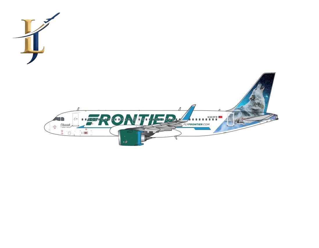 1:400 Legacy Jets Frontier Airlines Airbus A320 NEO N369FR