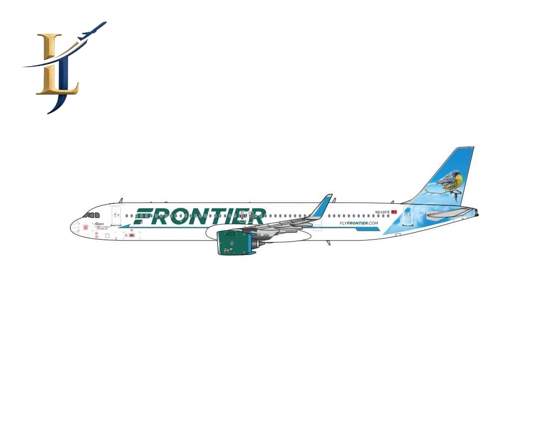 1:400 Legacy Jets Frontier Airlines Airbus A321 NEO N630FR