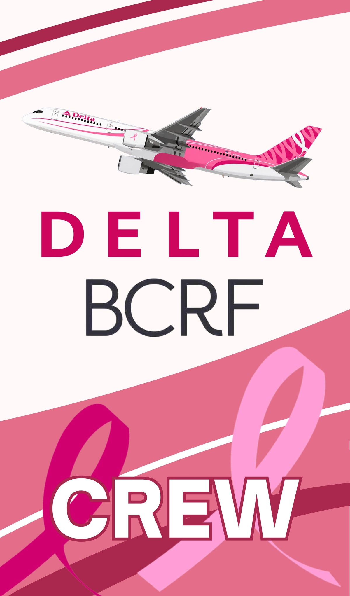 South Florida Aviation Delta Air Lines Boeing 757 BCRF Crew Bag Tag