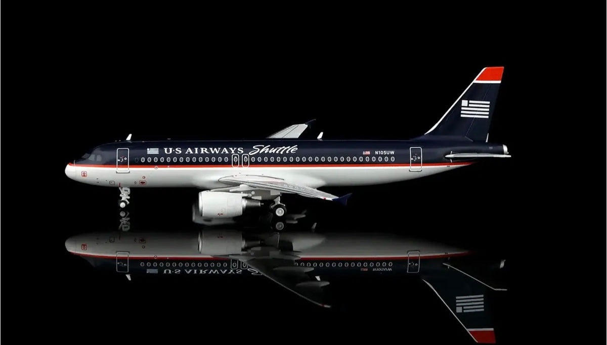 Pre-Order: 1:400 Legacy Jets US Airways Shuttle Airbus A320 N105UW