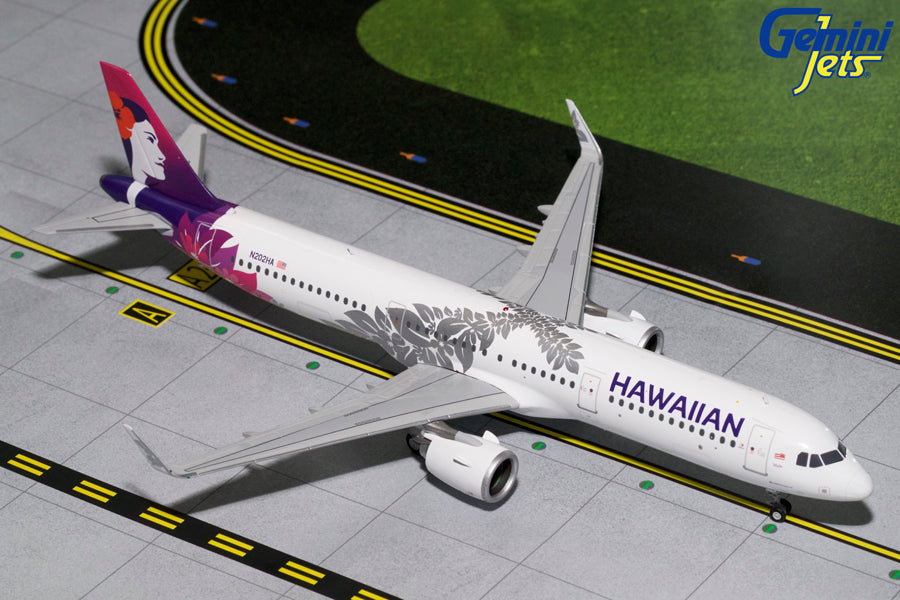 1:200 Gemini Jets Hawaiian Airlines Airbus A321 NEO N202HA
