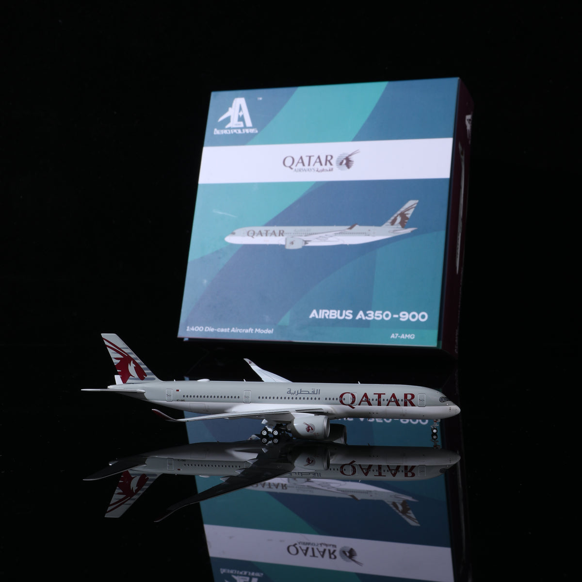 1:400 AeroPolaris Qatar Airways Airbus A350-900 A7-AMG