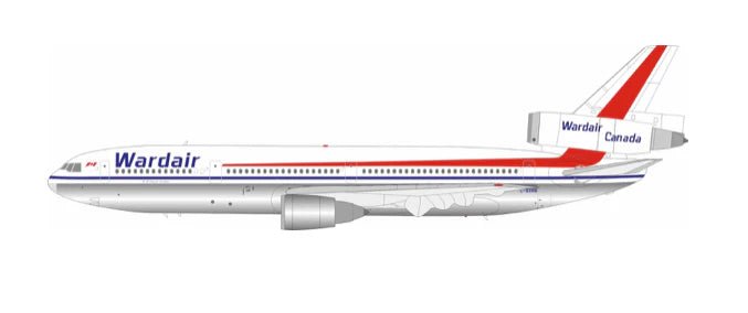 InFlight200 Wardair Canada McDonnell Douglas DC - 10 - 30 C - GXRB Polished - Final Approach Collectibles